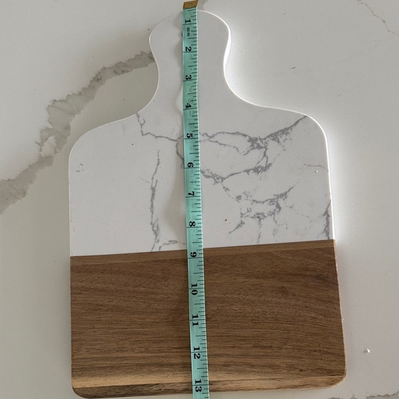 Marble and Wood Cutting Board / Kitchen / Luxury / heavy - Picture 2 of 4